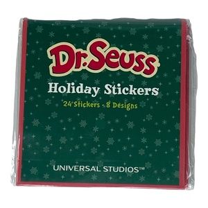 Universal Studios Dr. Seuss The Grinch Holiday Stickers